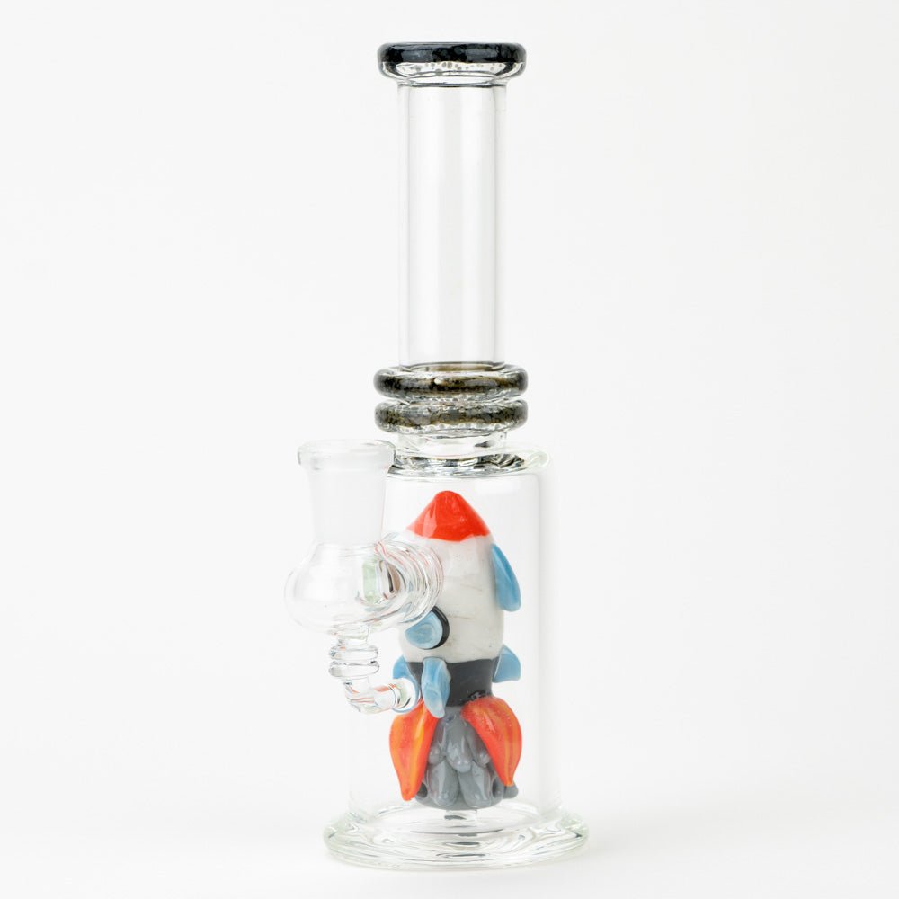 Empire Glassworks Rocket Ship Mini Tube Dab Rig - Discreet Smoker
