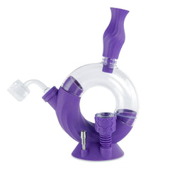 Ooze Ozone Silicone Water Pipe and Dab Straw - Discreet Smoker