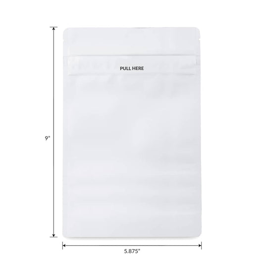 Loud Lock 1 Ounce Grip N Pull Mylar Smell Proof Child Safe Vacuum Seal Bags - 1,000 Count - Discreet Smoker