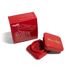 CHOCOLATE X RYOT 2PC RED MAPLE GRINDER - Discreet Smoker