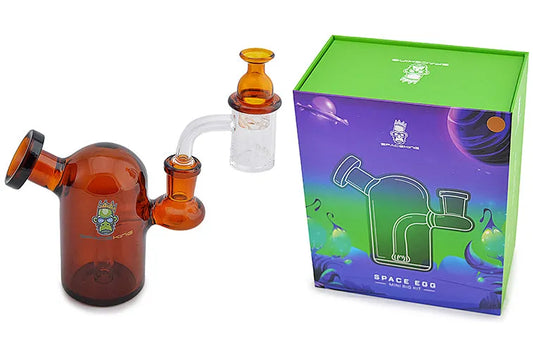 Space King Glass - 'Space Egg' Mini Rig - Discreet Smoker