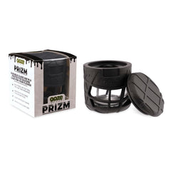 Ooze Prizm Silicone-Wrapped Glass Stash Jar - Discreet Smoker