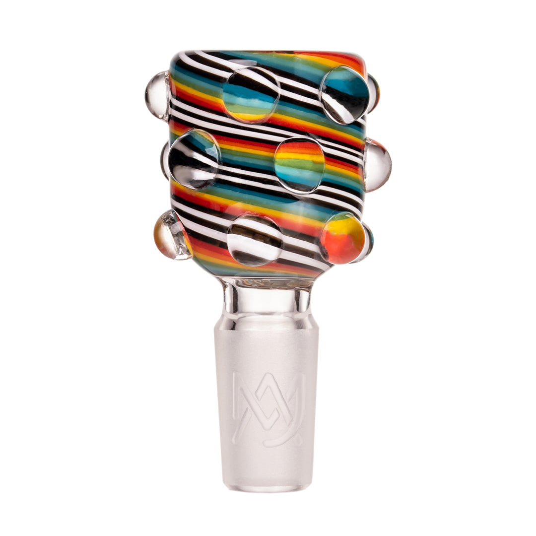 MJ Arsenal Hobnail Rainbow Bowl - Discreet Smoker