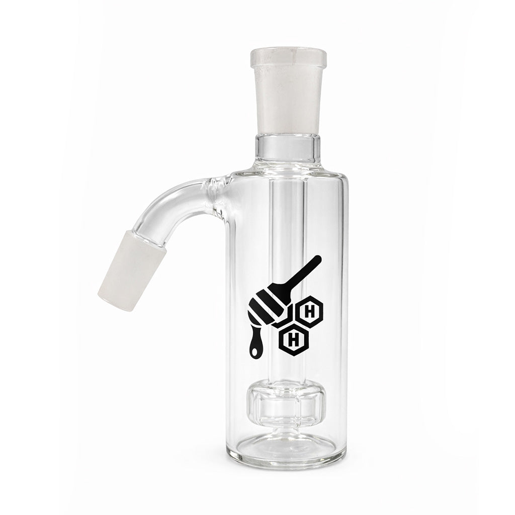 HONEYBEE HERB SHOWERHEAD PERC CYLINDER ASH CATCHER - Discreet Smoker