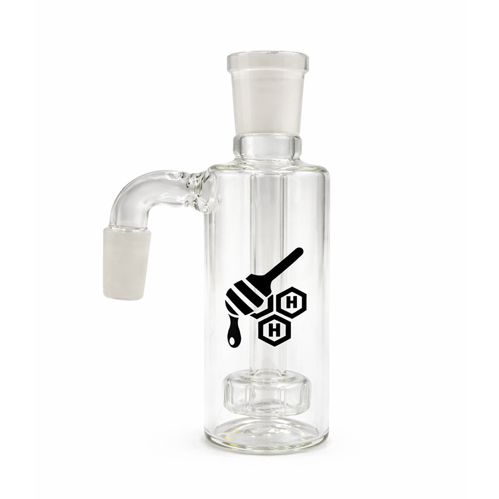 HONEYBEE HERB SHOWERHEAD PERC CYLINDER ASH CATCHER - Discreet Smoker