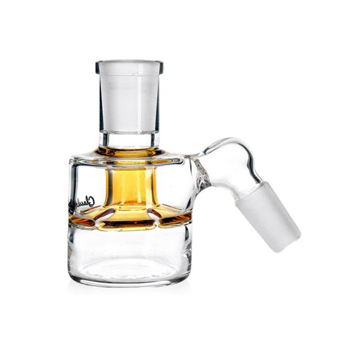 SHOWERHEAD PERC GLASS ASH CATCHER, Yellow