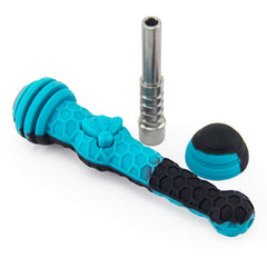 Silicone Dab Straw with Cap - Discreet Smoker
