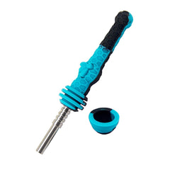 Silicone Dab Straw with Cap - Discreet Smoker