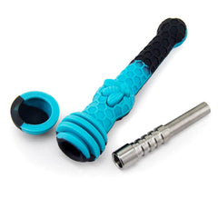 Silicone Dab Straw with Cap - Discreet Smoker