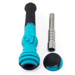 Silicone Dab Straw with Cap - Discreet Smoker