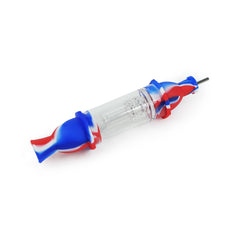 Silicone Nectar Collector Dab Straw with Water Filter - Discreet Smoker