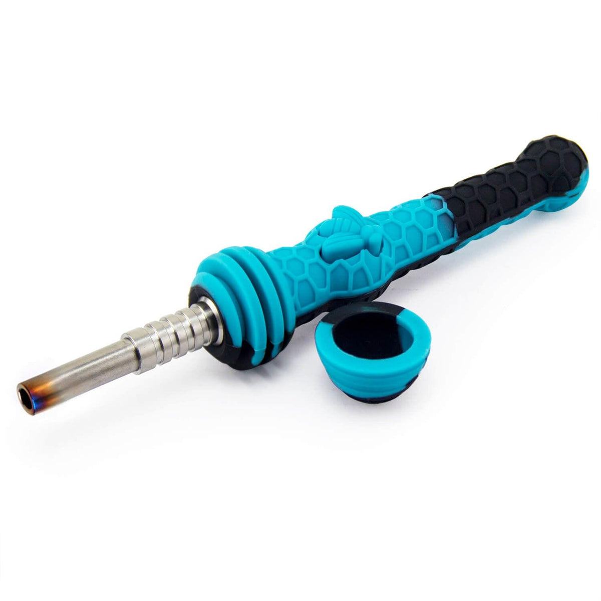 Silicone Dab Straw with Cap - Discreet Smoker