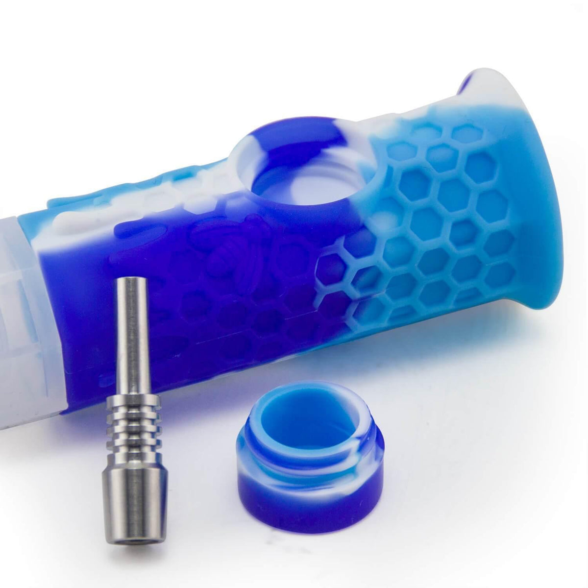 Silicone Honeycomb Honey Straw 7" - Discreet Smoker