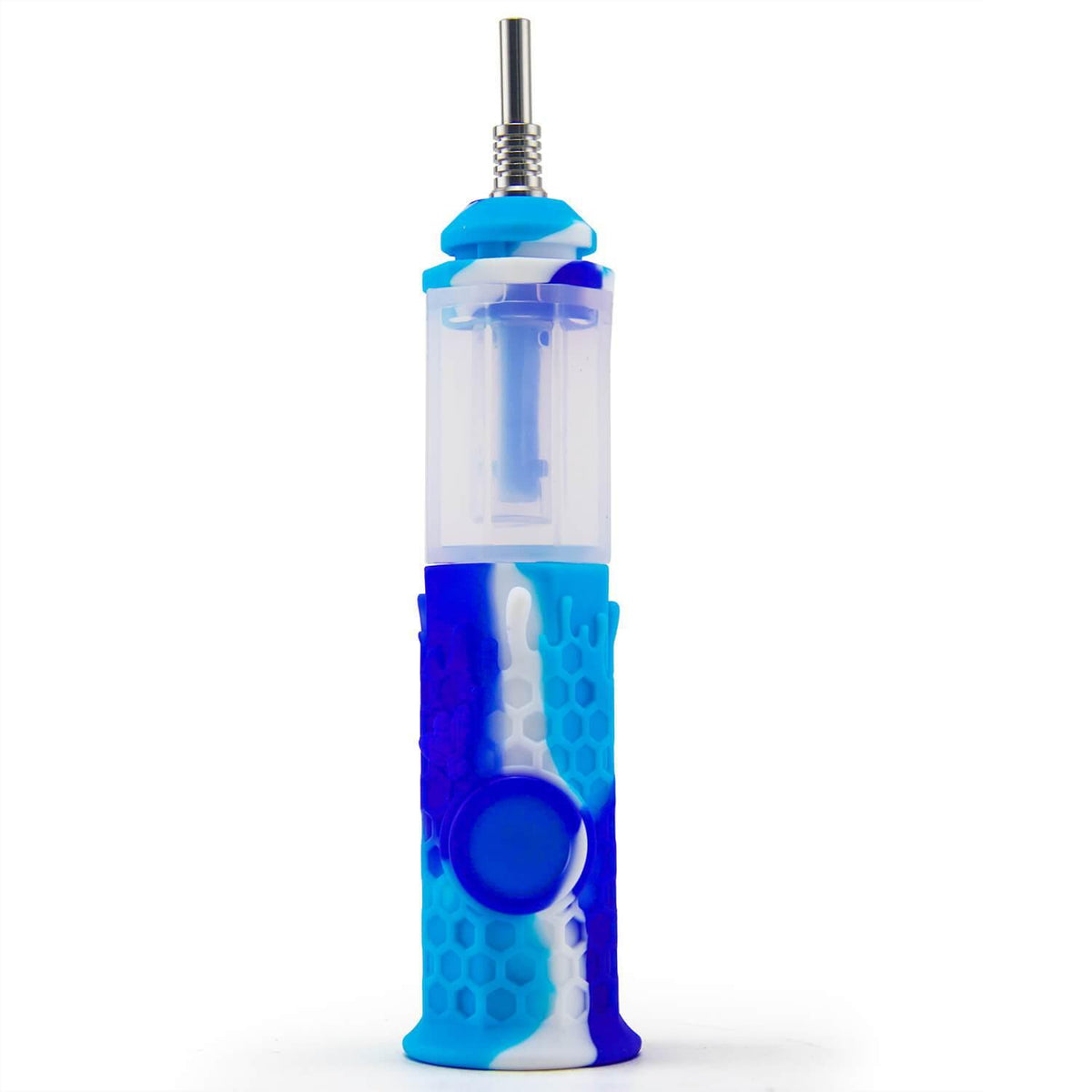 Silicone Honeycomb Honey Straw 7" - Discreet Smoker
