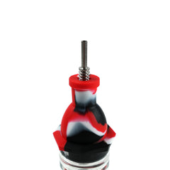 Silicone Nectar Collector Dab Straw with Water Filter - Discreet Smoker