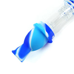 Silicone Nectar Collector Dab Straw with Water Filter - Discreet Smoker
