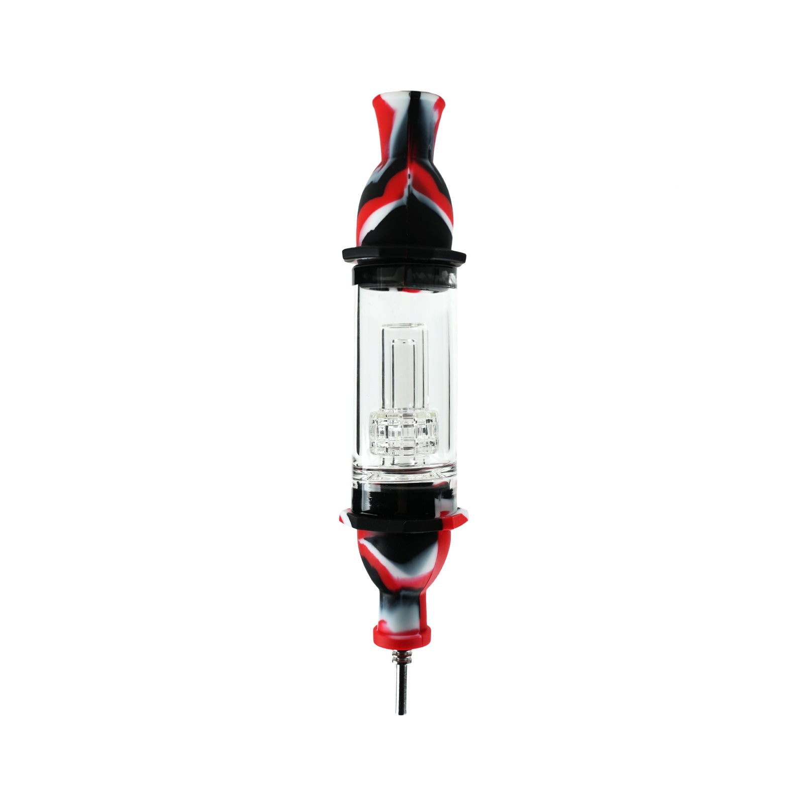 Silicone Nectar Collector Dab Straw with Water Filter - Discreet Smoker