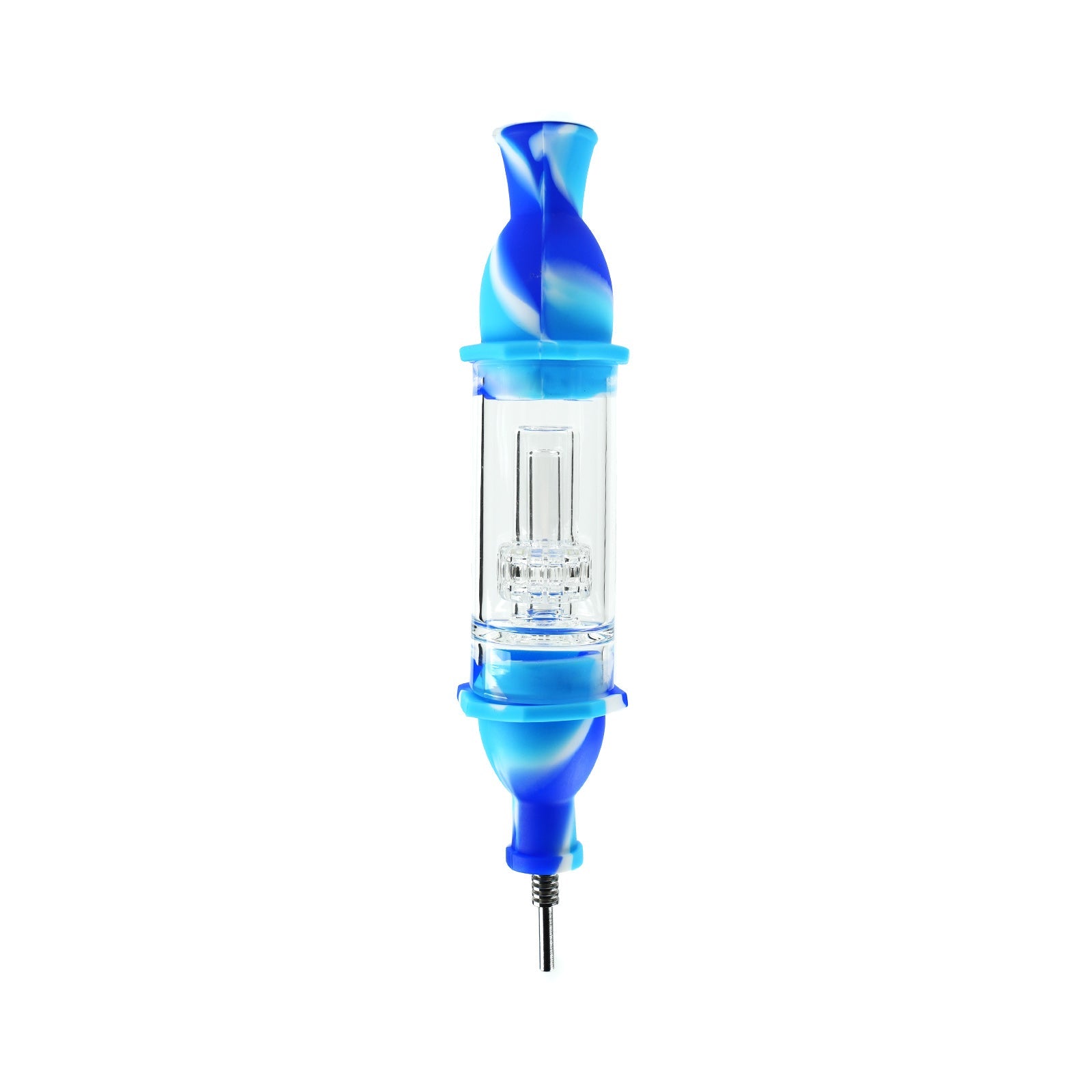 Silicone Nectar Collector Dab Straw with Water Filter - Discreet Smoker