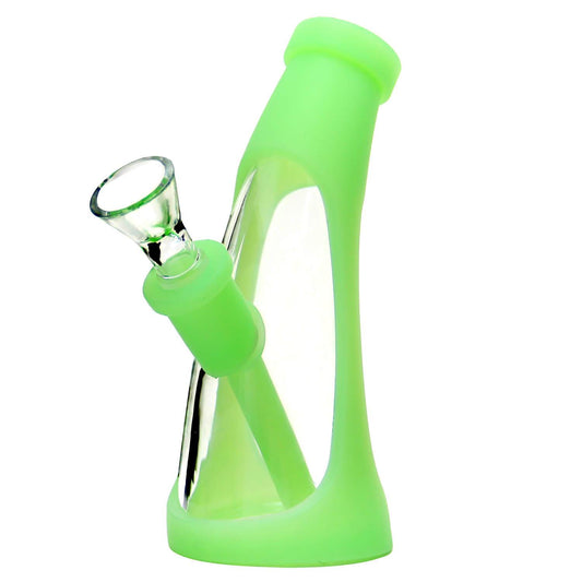 Mini Horn Glow In The Dark Bong - Discreet Smoker