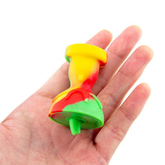 Silicone Carb Cap With Glass Bowl Screen - Discreet Smoker