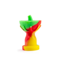 Silicone Carb Cap With Glass Bowl Screen - Discreet Smoker