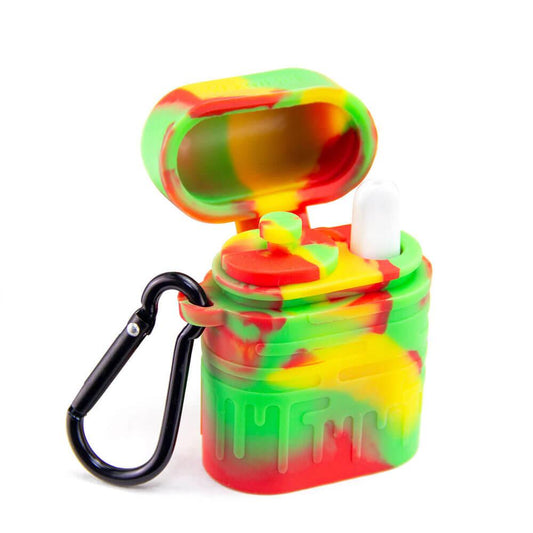 Silicone Weed Dugout One Hitter - Discreet Smoker