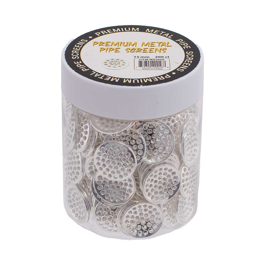 200CT METAL PREMIUM SCREENS - Discreet Smoker