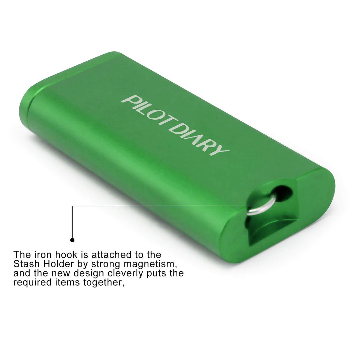 Metal Dugout One Hitter - Discreet Smoker