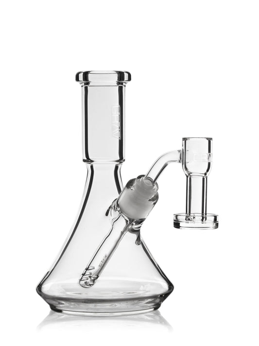 GRAV® 10mm 45° Quartz Slurper Bucket - Discreet Smoker