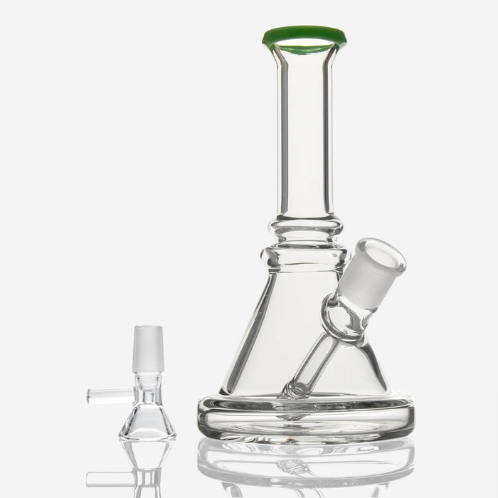 7‘’ Glass Beaker Base Bong, GREEN