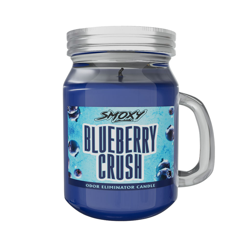 Blueberry Crush Smoke Odor Mini Candle - Discreet Smoker