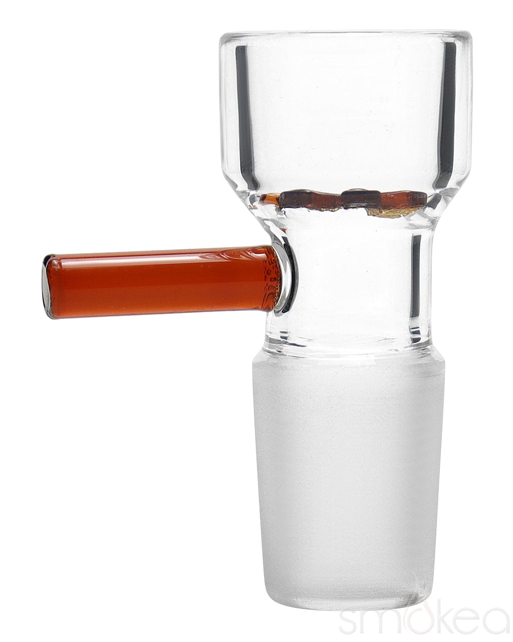 SMOKEA 18mm Glass on Glass Bowl w/ Built in Screen - Discreet Smoker