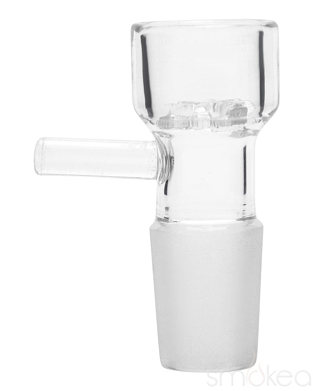 SMOKEA 18mm Glass on Glass Bowl w/ Built in Screen - Discreet Smoker