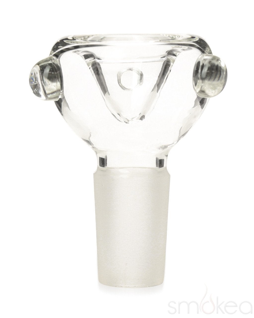 SMOKEA 18mm Glass on Glass Bubble Bowl - Discreet Smoker