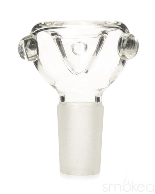 SMOKEA 18mm Glass on Glass Bubble Bowl - Discreet Smoker