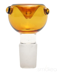 SMOKEA 18mm Glass on Glass Bubble Bowl - Discreet Smoker