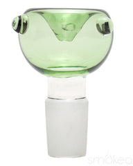 SMOKEA 18mm Glass on Glass Bubble Bowl - Discreet Smoker