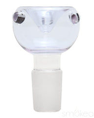 SMOKEA 18mm Glass on Glass Bubble Bowl - Discreet Smoker