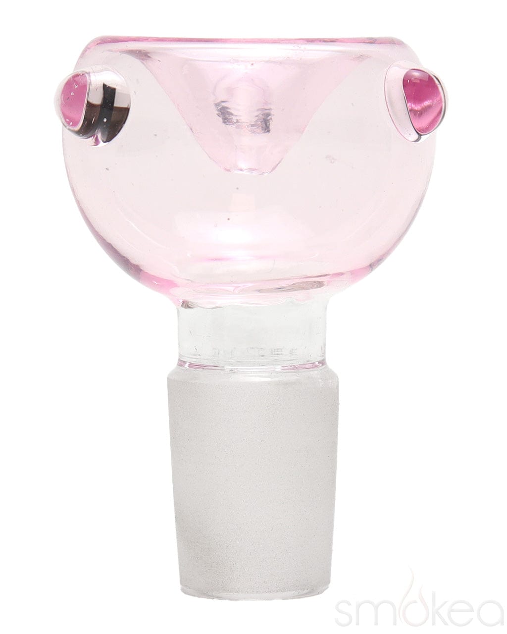SMOKEA 18mm Glass on Glass Bubble Bowl - Discreet Smoker