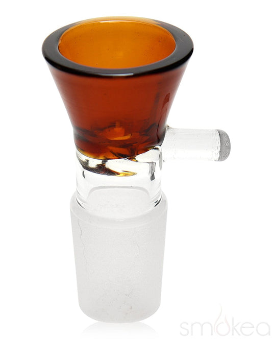 SMOKEA 18mm Glass on Glass Funnel Bowl - Discreet Smoker