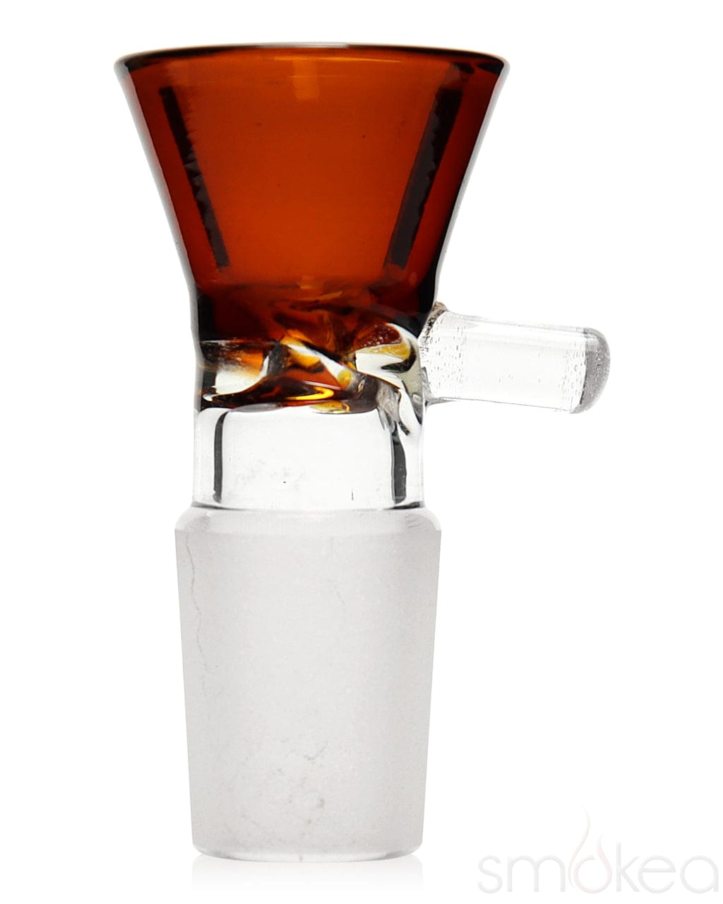 SMOKEA 18mm Glass on Glass Funnel Bowl - Discreet Smoker