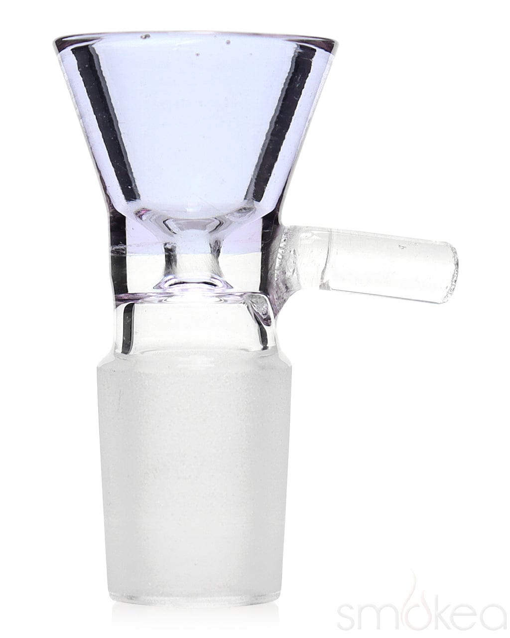 SMOKEA 18mm Glass on Glass Funnel Bowl - Discreet Smoker