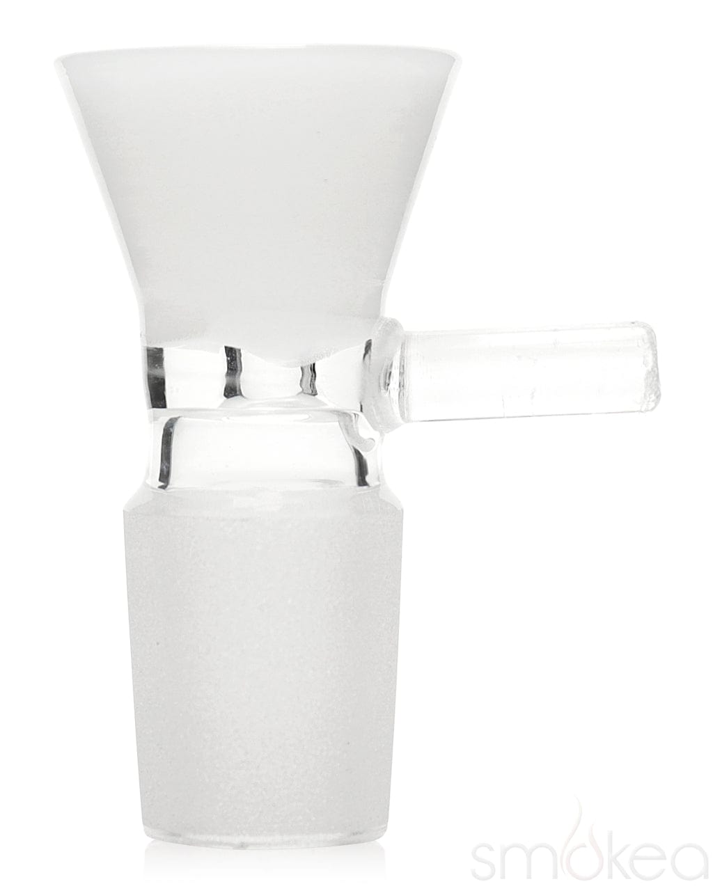 SMOKEA 18mm Glass on Glass Funnel Bowl - Discreet Smoker