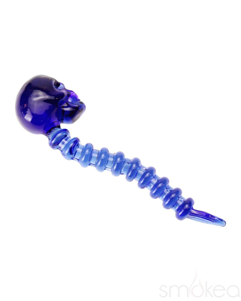 SMOKEA Colored Glass Skull Dab Tool - Discreet Smoker