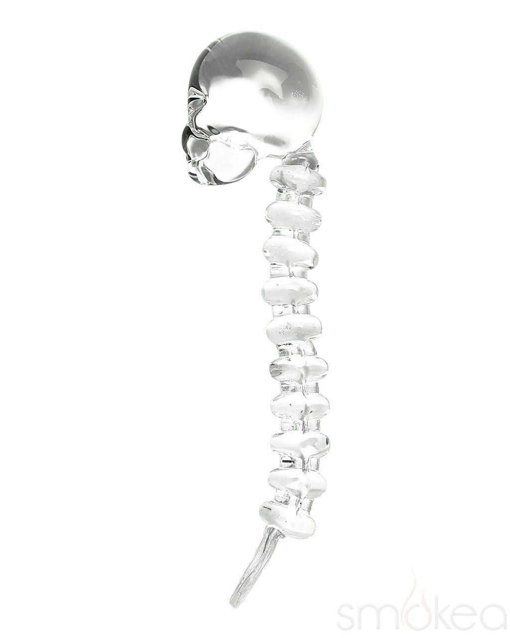SMOKEA Colored Glass Skull Dab Tool - Discreet Smoker