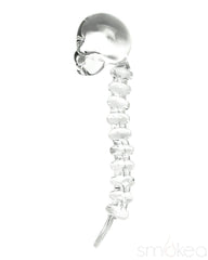 SMOKEA Colored Glass Skull Dab Tool - Discreet Smoker