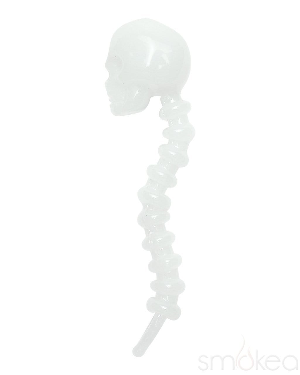 SMOKEA Colored Glass Skull Dab Tool - Discreet Smoker