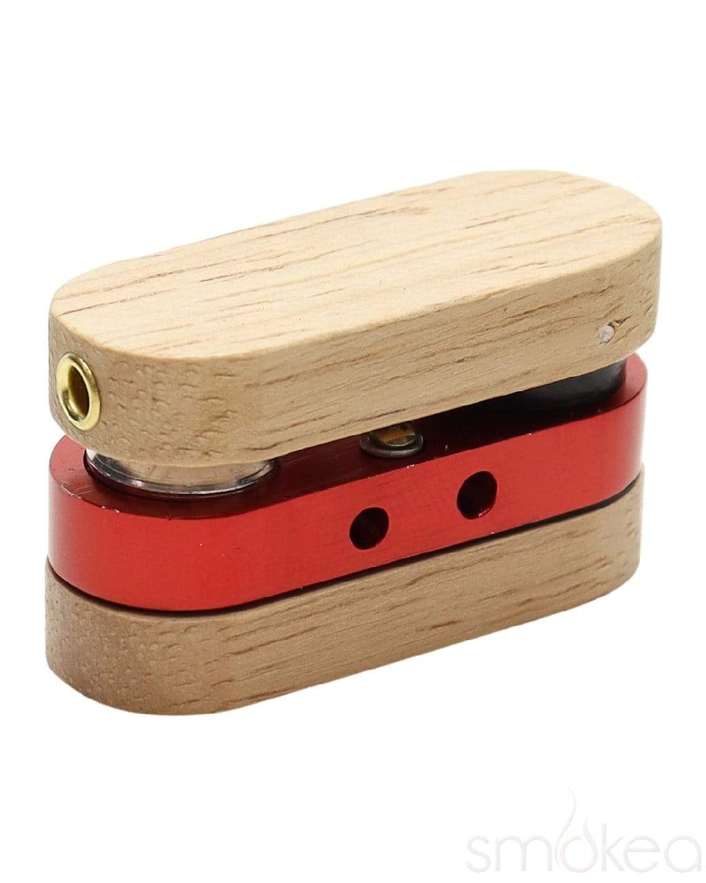 SMOKEA Rotatable Wood Pocket Pipe - Discreet Smoker