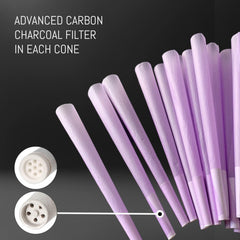 Smoovs - Premium Pre-Roll Cones with Integrated Carbon Filters - Discreet Smoker