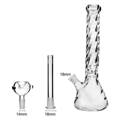 16" Spiral Bong - Discreet Smoker